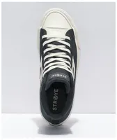 Straye Venice XS Flame Black & White High-Top Skate Shoes