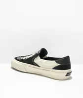 Straye Ventura X-Ray Black Canvas Slip-On Skate Shoes