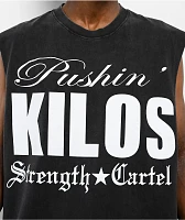 Strength Cartel Pushin Kilos Black Tank Top