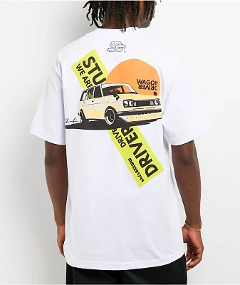 Student Driver Chibi White T-Shirt