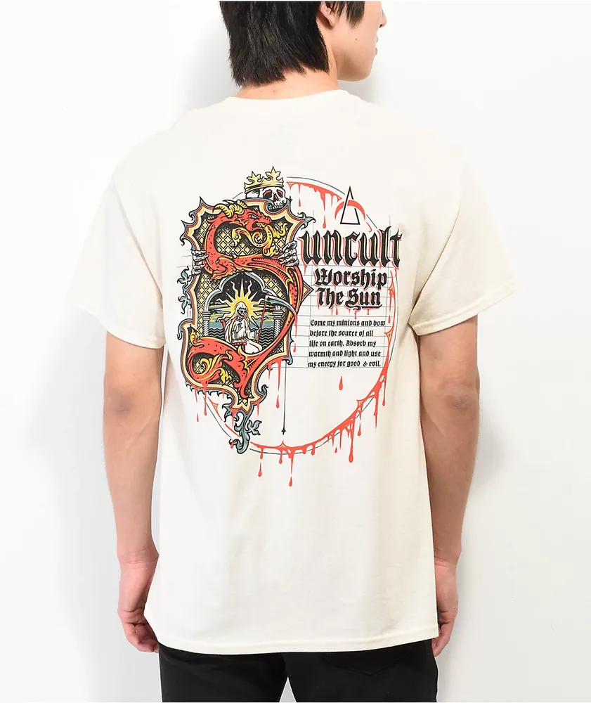 SunCult The Manuscript Natural T-Shirt