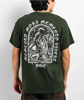 Suncult Memento Mori Dark Green T-shirt