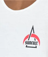 Suncult Taken Away White Tank Top