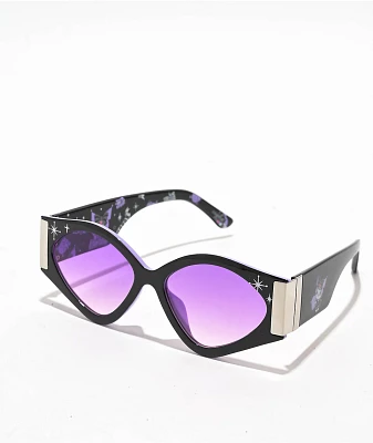 Sunscape x Kuromi Cat Eye Black Sunglasses