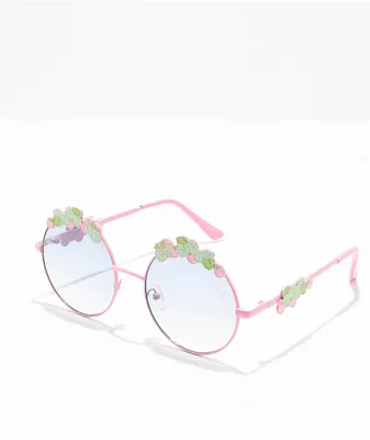 Sunscape x Sanrio Cinnamon Roll Pink Round Sunglasses