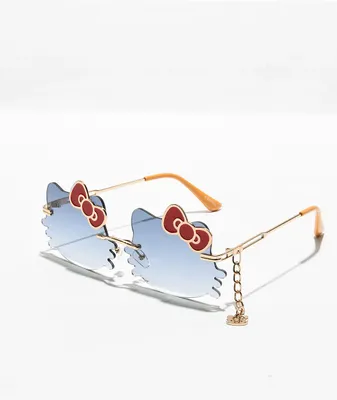 Sunscape x Sanrio Hello Kitty Grey & Gold Sunglasses