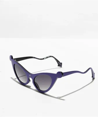 Sunscape x Sanrio Kuromi Purple Cat Eye Sunglasses