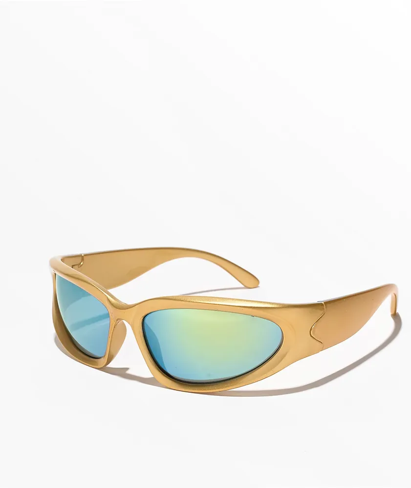 Super Fast Gold Sunglasses