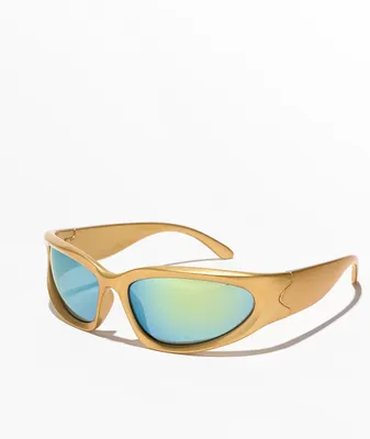 Super Fast Gold Sunglasses