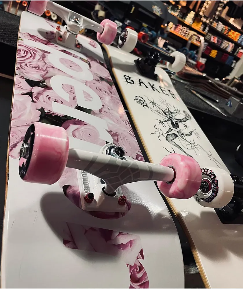 Superior Floral Pink 8.0" Skateboard Deck
