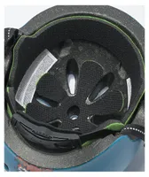 TSG Certified Meta Roots Blue Skateboard Helmet 