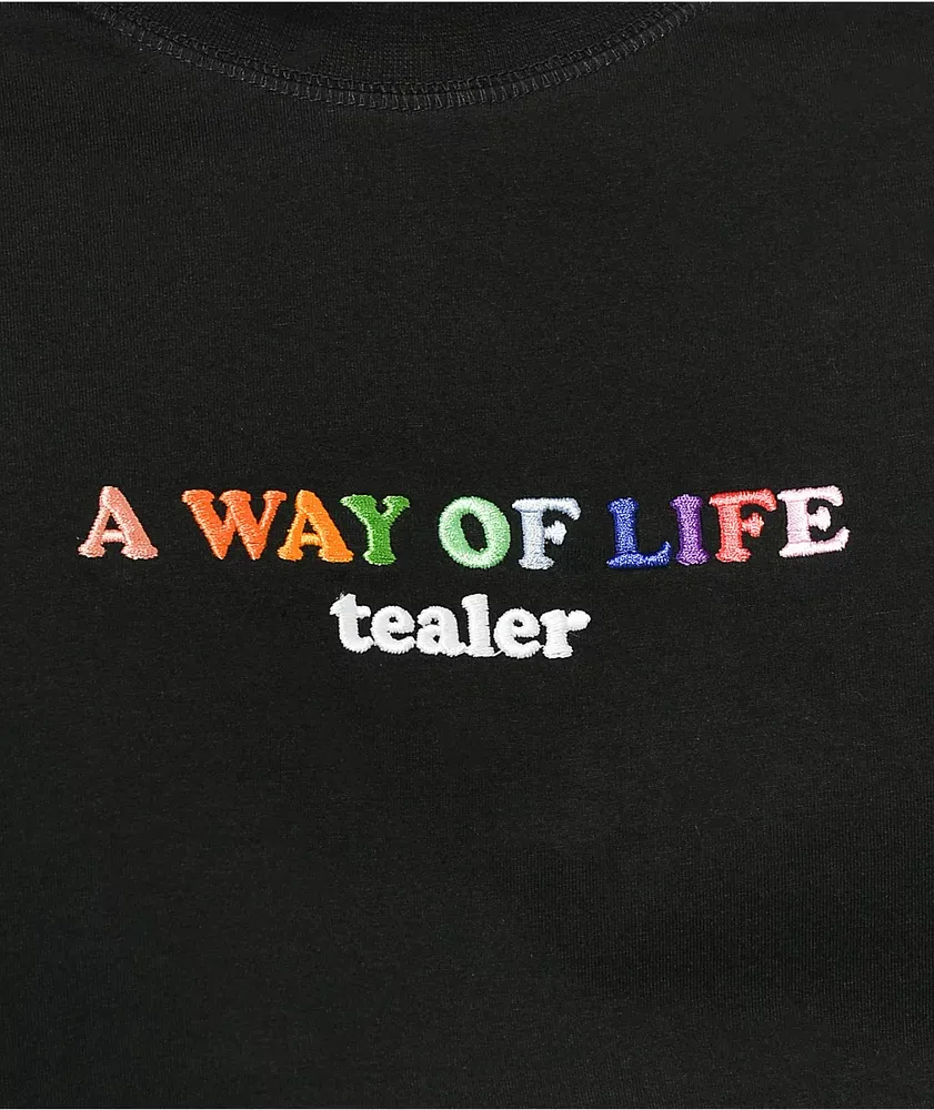 Tealer A Way Of Life Black T-Shirt