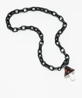 Teen Hearts Poison Shroom 9" Black Chain Necklace