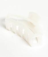 Teleties Open White Medium Hair Clip