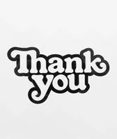 Thank You Logo Sticker