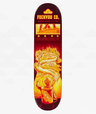 Thank You Pudwill Burn Meeting 8.0" Skateboard Deck