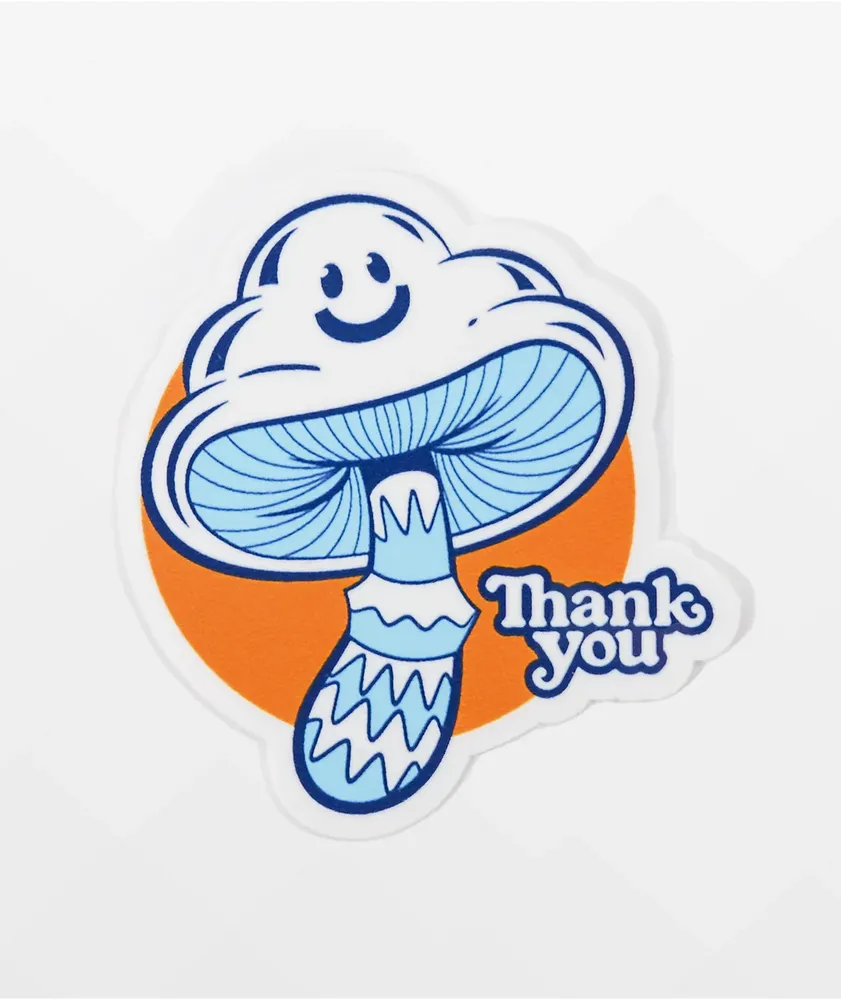 Thank You Shroom Cloud Sticker