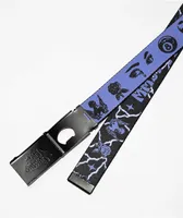 The Artist Collective 90's Grunge Purple Reversible Web Belt