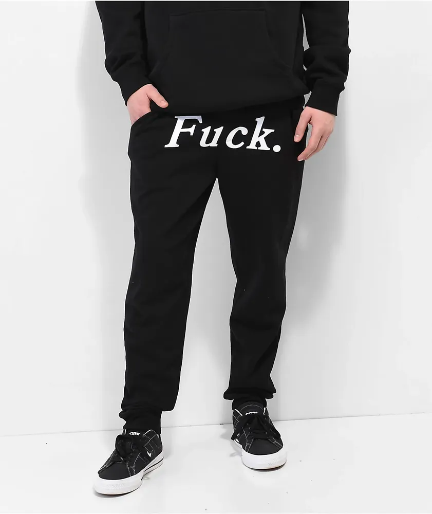 The Artist Collective Fuck. Black Sweatpants