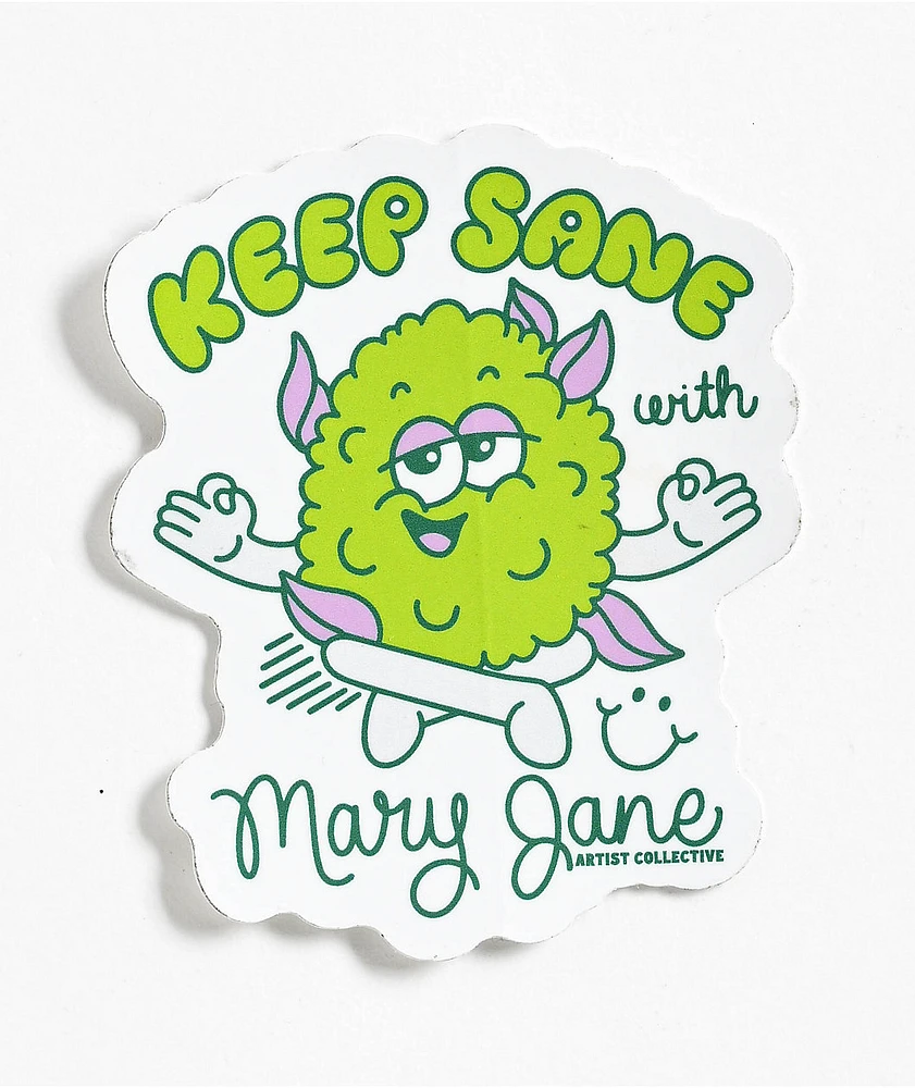 The Artist Collective Keep Sane Sticker