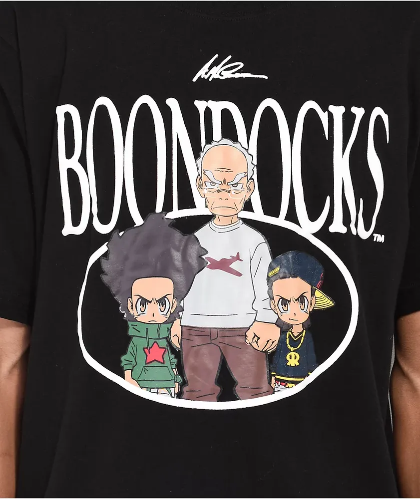 The Boondocks Family Black T-Shirt