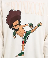 The Boondocks Huey MMA Champ Natural Long Sleeve T-Shirt