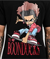 The Boondocks Huey Skate Champ Black T-Shirt