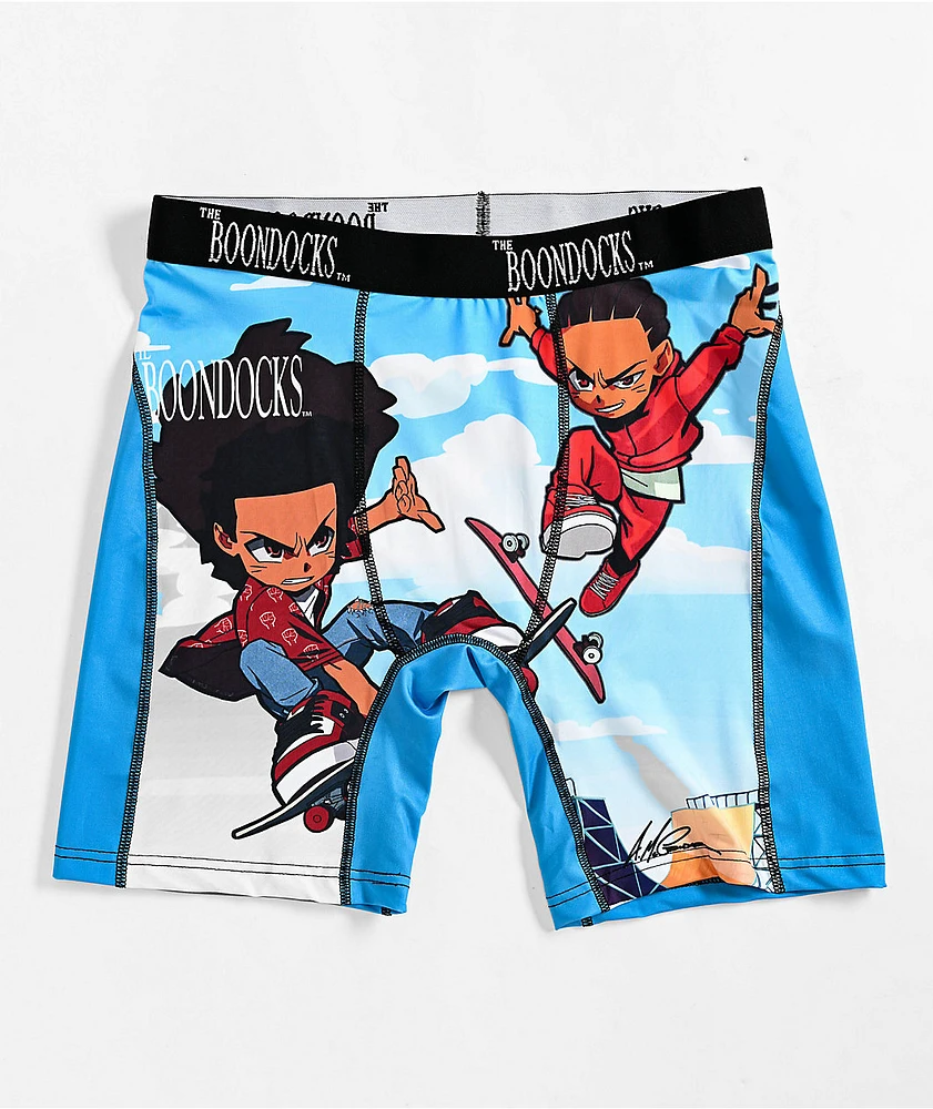 The Boondocks Riley & Huey Skateboard Boxer Briefs