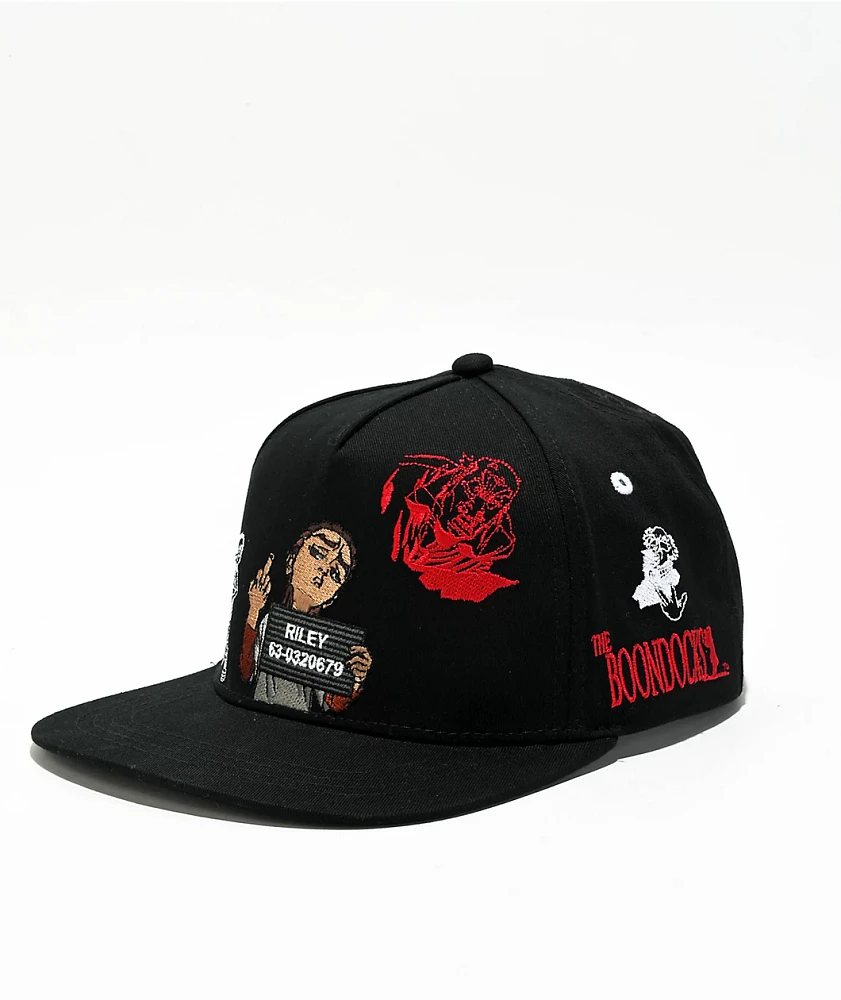 The Boondocks Riley Embroidered Black Snapback