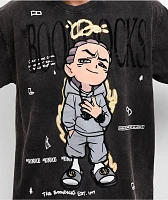 The Boondocks Riley King Black Wash T-Shirt