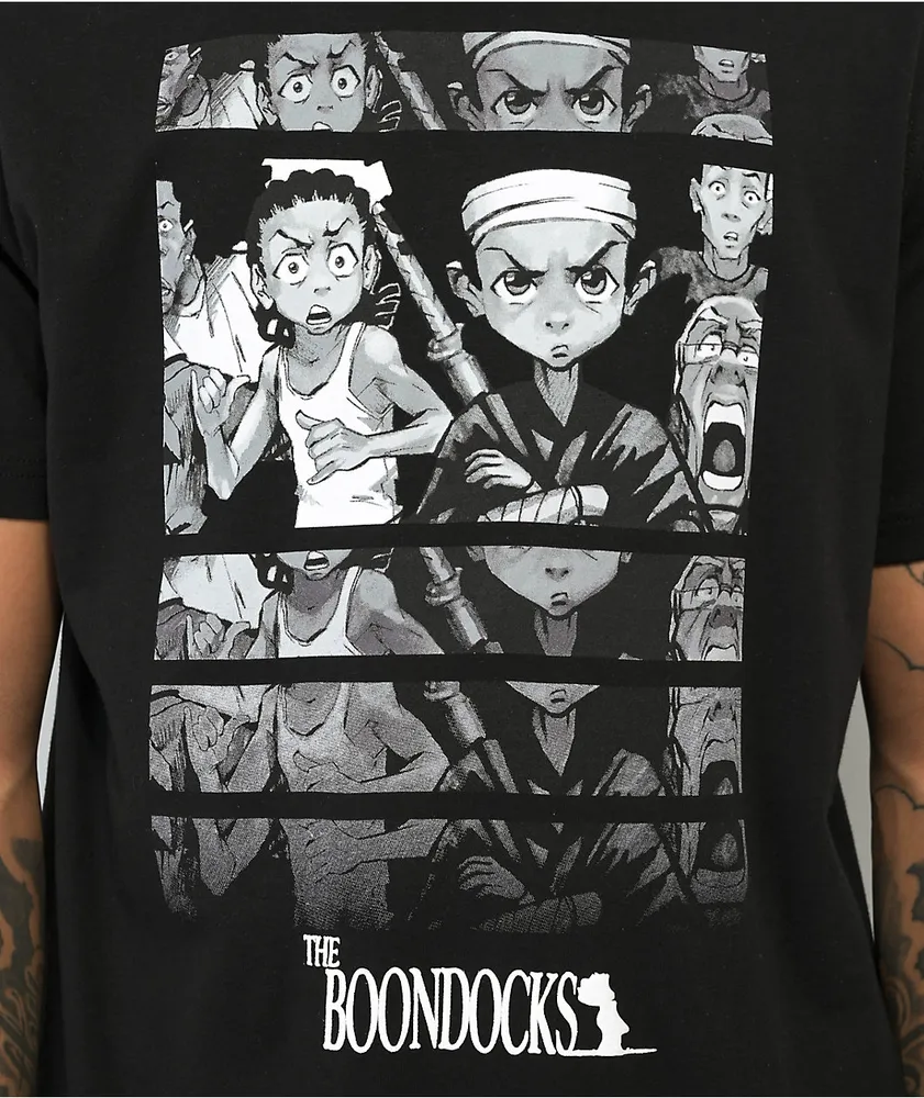 The Boondocks Samurai Huey Black T-Shirt