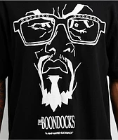 The Boondocks Slickback Mean Mug Black T-Shirt