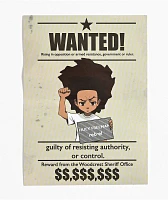 The Boondocks Wanted Huey Sticker