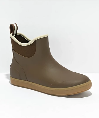 The D.R.Y. Brand Brown & Gum Ankle Deck Boots