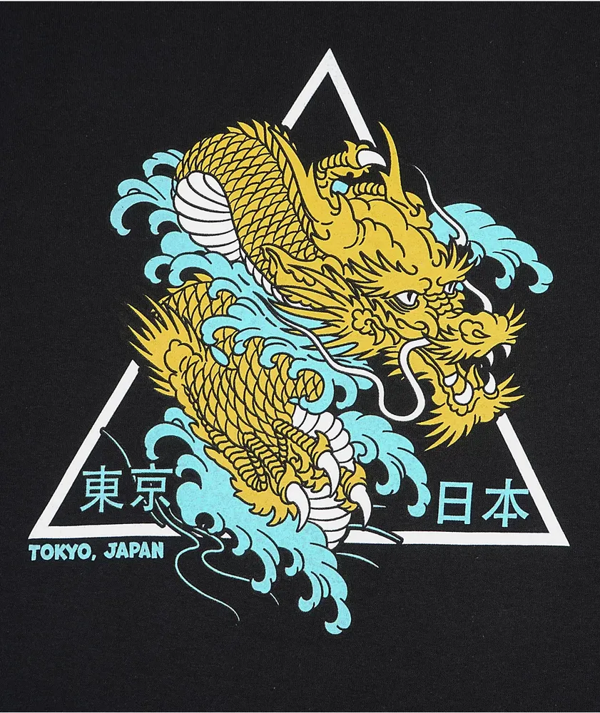 The Forecast Agency Kids Tokyo Dragon Black T-Shirt