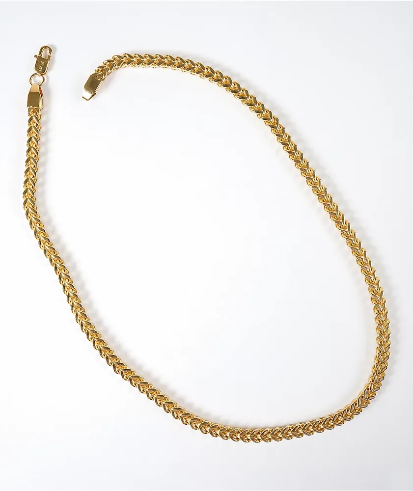 The Gold Gods 10mm Gold Flat Edge Cuban Link Chain