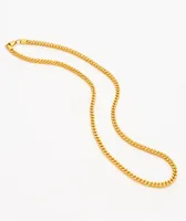 The Gold Gods 20" Gold Franco Box Chain Necklace
