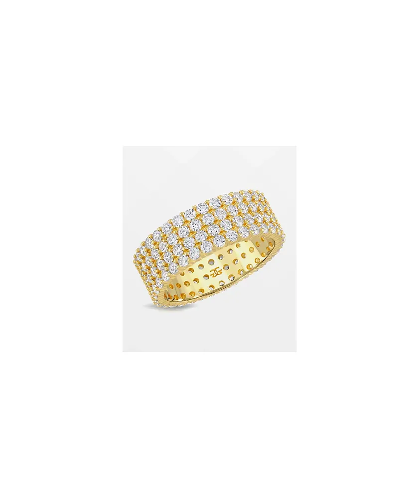 The Gold Gods 4 Row Eternity Ring