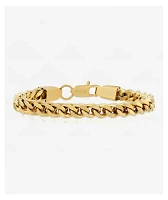 The Gold Gods 6mm Gold Franco Box Chain Bracelet