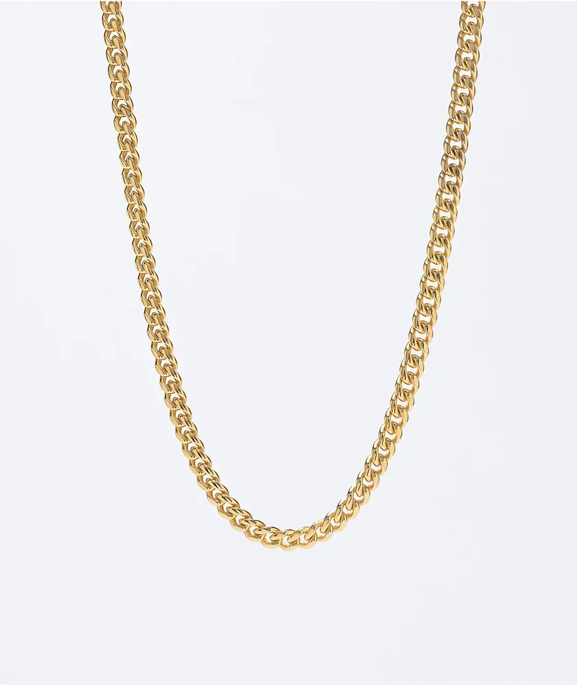 The Gold Gods 6mm Gold Miami Cuban Chain Necklace