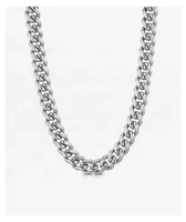 The Gold Gods 6mm Miami Cuban Chain 18" White Gold Necklace