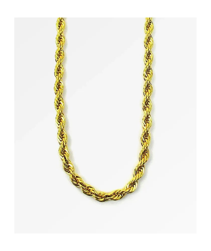 The Gold Gods 6mm Rope Chain Necklace