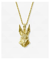 The Gold Gods Anubis 22" Gold Rope Chain Necklace