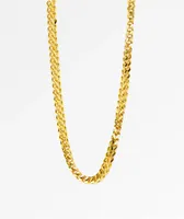 The Gold Gods Franco Box Chain 28"  Necklace