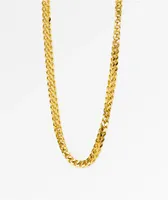 The Gold Gods Franco Box Chain 28"  Necklace