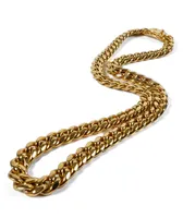 The Gold Gods Miami Cuban Link 10mm White Gold Necklace