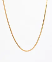 The Gold Gods Micro Herringbone Chain