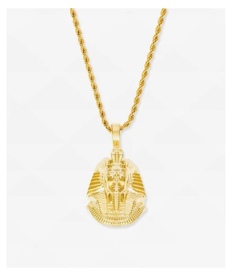 The Gold Gods Pharoah 22" Gold Rope Chain Necklace