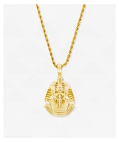 The Gold Gods Pharoah 22" Gold Rope Chain Necklace