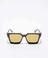 The Gold Gods The Virgils Black & Gold Flash Sunglasses